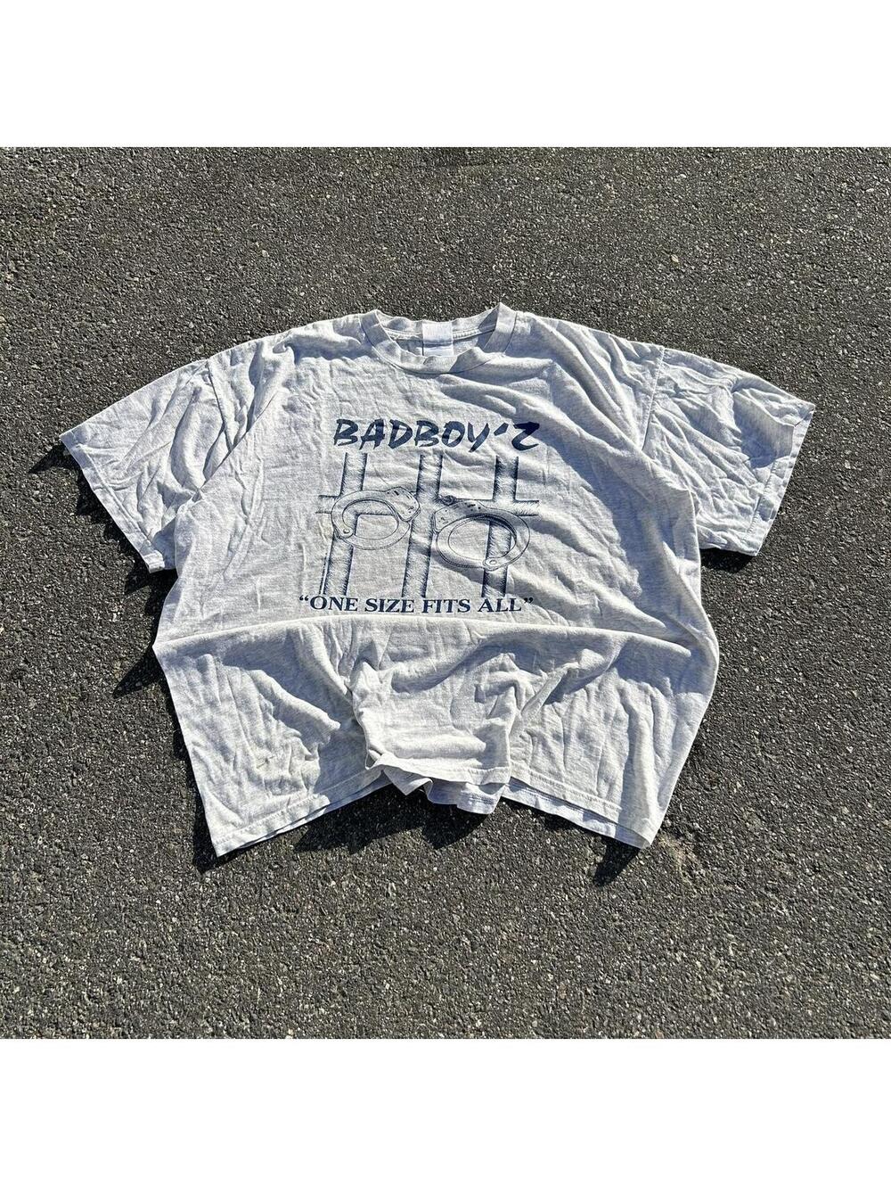 1990s Bad Boyz "One Size Fits All" tee streetwear